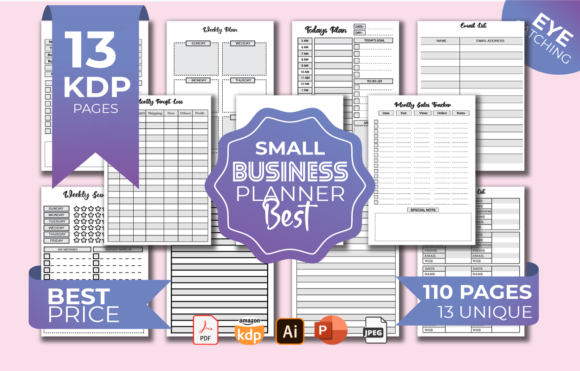 Best Business Planner KDP Interiors