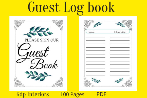 Evaluating Guests Book KDP Interiors and Log Books for Self-Publishing
