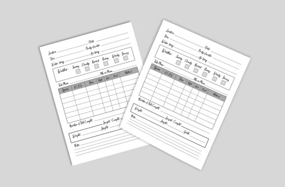 Fishing Log Book KDP Interiors: Building a Unique Low-Content Asset