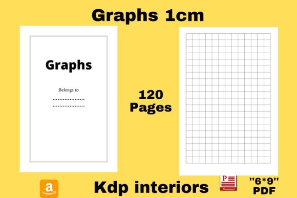 Graphs 1cm Notebook - KDP Interiors