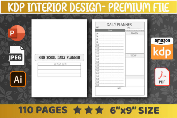 KDP Interiors High School Daily Planner: A Versatile Tracking Tool Beyond the Classroom