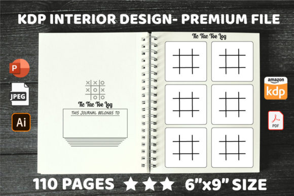KDP Interiors Tik Tac Toe Planner: A Functional Log Book