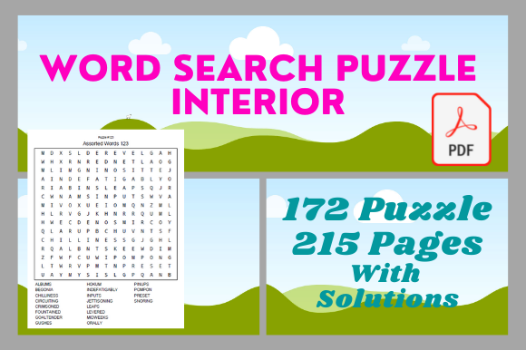 KDP Interiors Word Search Puzzle Book: A Practical Asset for Self-Publishers