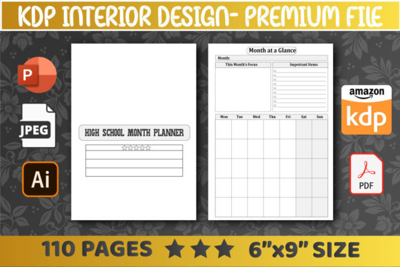 Maximizing Utility with the KDP Interiors High School Month Planner