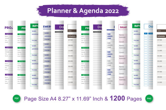 Planner Agenda 2022 KDP Interiors: Streamlining Your Low-Content Publishing Workflow