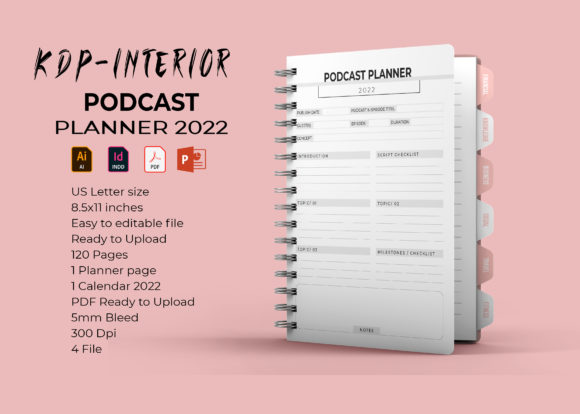 Podcast Planner KDP Interiors: Design Guide