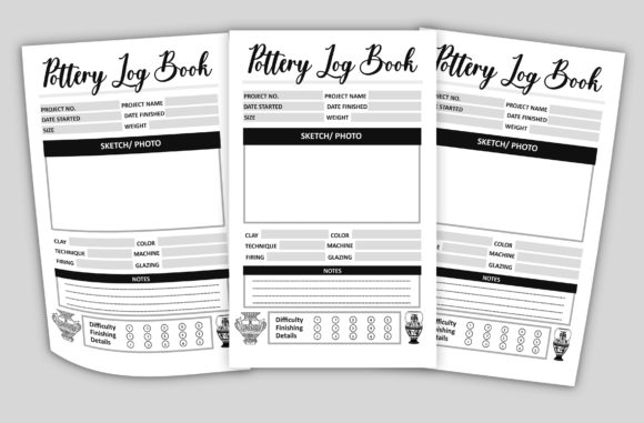 Pottery Log Book KDP Interiors: Elevating Ceramic Documentation for Self-Publishers