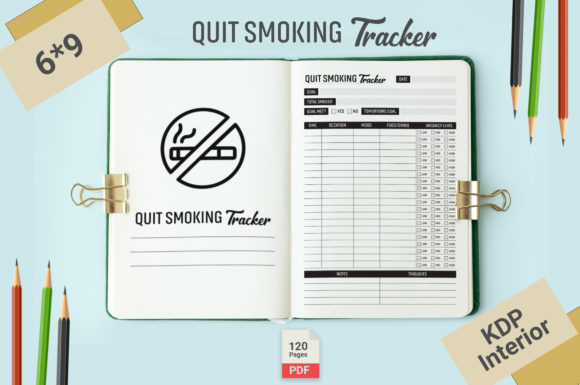 Quit Smoking Tracker KDP Interiors: A Complete Resource for Self-Publishing Health Journals