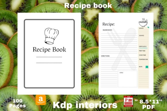 Recipe Book KDP Interiors Design Guide
