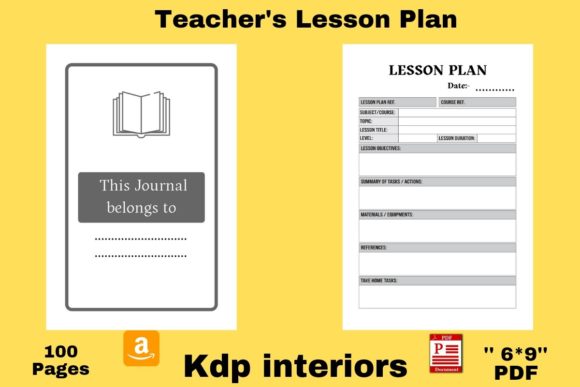 Teacher s Lesson Plan Kdp Interiors: Designing Functional 6x9 Planners for Modern Educators