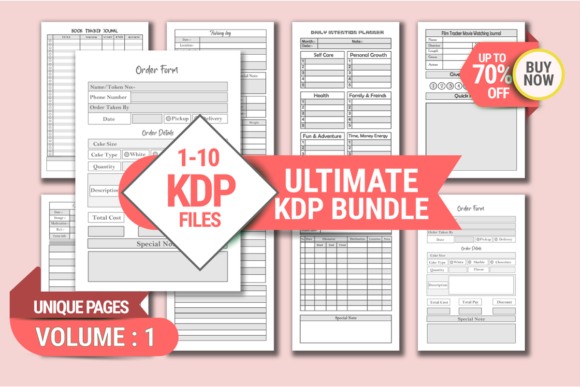 Ultimate KDP INTERIORS Bundle Vol 1: A Practical Guide for Low-Content Publishers